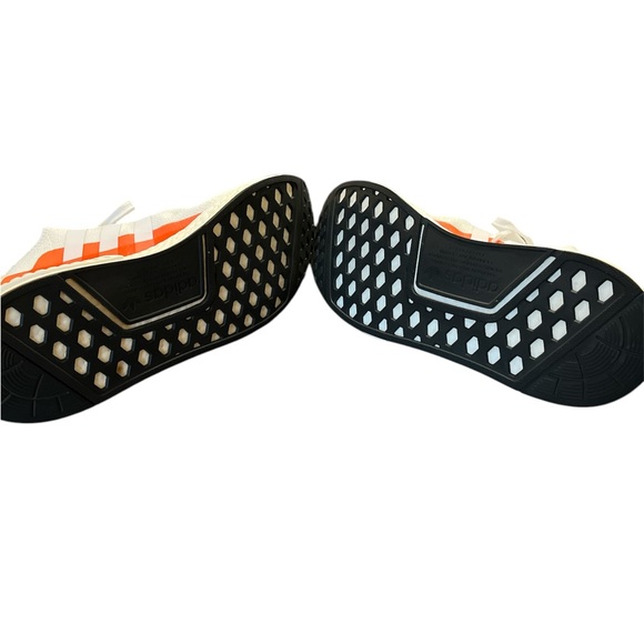 Adidas Originals NMD_R1 White Solar Orange Size 12.5 - Picture 6 of 11